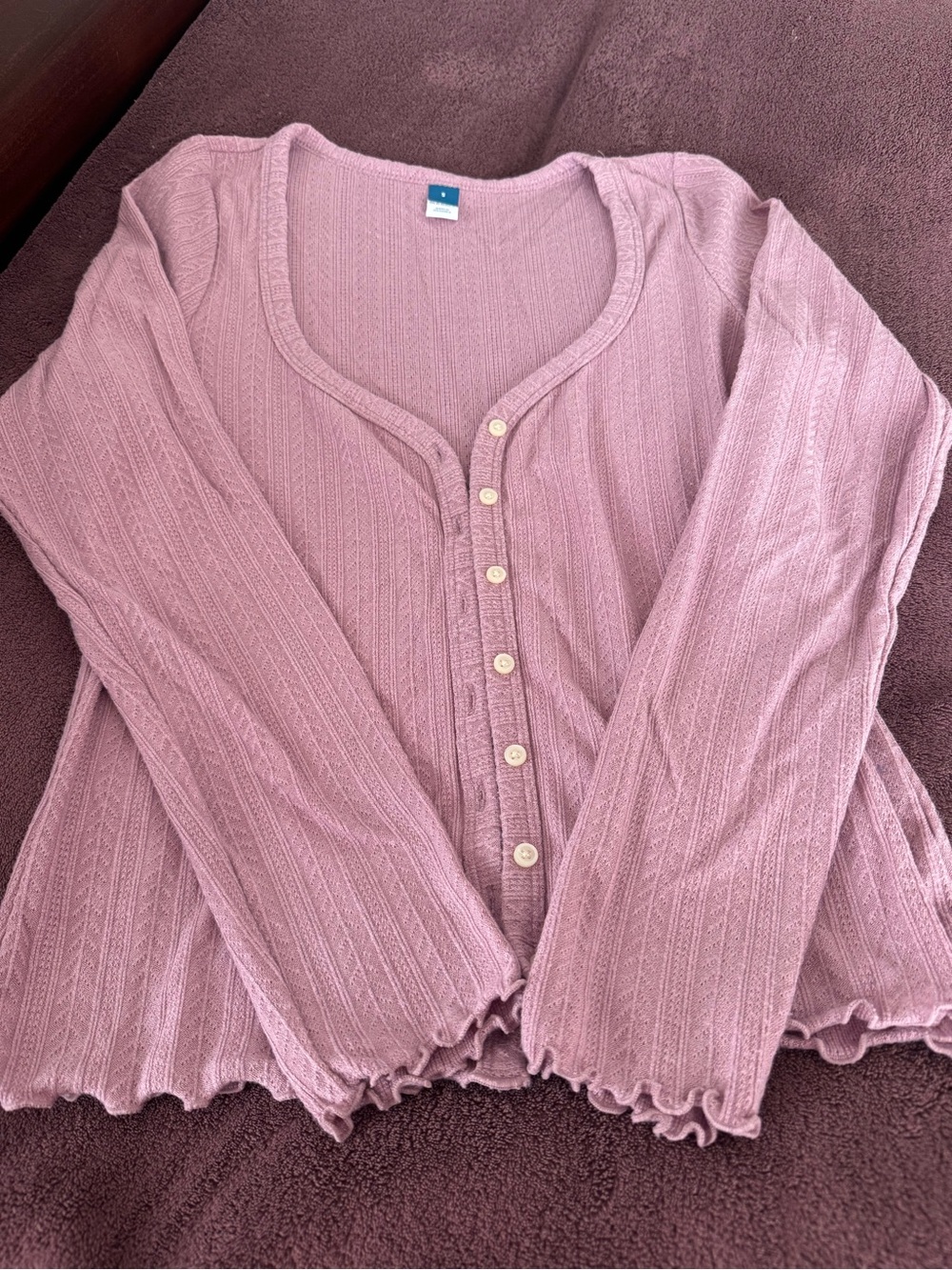 Women’s Light Purple Cardigan